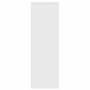 Βάση Γλάστρας Λευκό 33x33x100 εκ. από Επεξεργασμένο Ξύλο - Pakobazaar