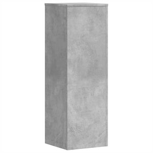 Βάσεις Φυτών Γκρι Σκυρ. 33x33x100 εκ. Επεξεργασμένο Ξύλο - Pakobazaar