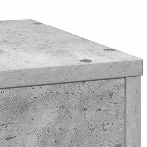 Βάσεις Φυτών Γκρι Σκυρ. 33x33x100 εκ. Επεξεργασμένο Ξύλο - Pakobazaar