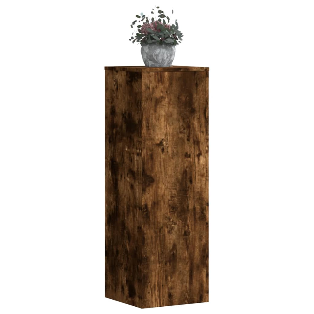 Βάσεις Φυτών Καπνιστή Δρυς 33x33x100εκ Επεξεργασμένο Ξύλο - Pakobazaar