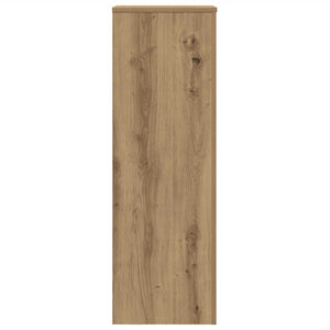 Βάσεις Φυτών Αρτισιανή Δρυς 33x33x100 εκ. Επεξ. Ξύλο
