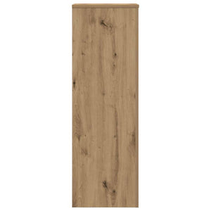 Βάσεις Φυτών Αρτισιανή Δρυς 33x33x100 εκ. Επεξ. Ξύλο