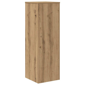 Βάσεις Φυτών Αρτισιανή Δρυς 33x33x100 εκ. Επεξ. Ξύλο