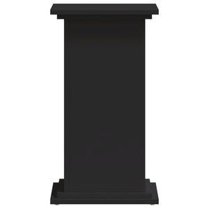 Βάση Γλάστρας Μαύρη 33x33x60 εκ. από Επεξεργασμένο Ξύλο - Pakobazaar