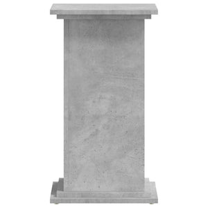 Βάσεις Φυτών Γκρι Σκυρ. 33x33x60 εκ. Επεξεργασμένο Ξύλο