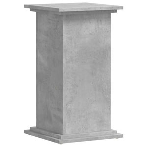 Βάσεις Φυτών Γκρι Σκυρ. 33x33x60 εκ. Επεξεργασμένο Ξύλο