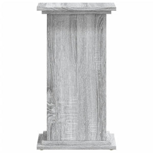 Βάσεις Φυτών Γκρι Sonoma 33x33x60 εκ. Επεξεργασμένο Ξύλο