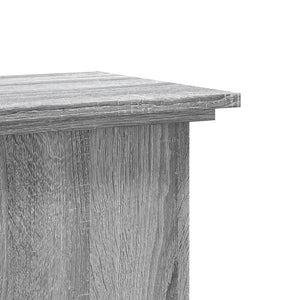 Βάσεις Φυτών Γκρι Sonoma 33x33x60 εκ. Επεξεργασμένο Ξύλο