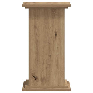 Βάσεις Φυτών Αρτισιανή Δρυς 33x33x60 εκ. Επεξ. Ξύλο
