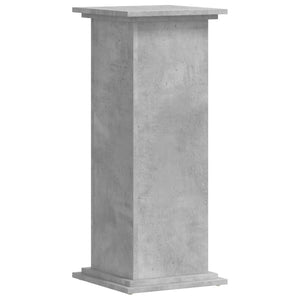 Βάσεις Φυτών Γκρι Σκυρ. 33x33x80 εκ. Επεξεργασμένο Ξύλο