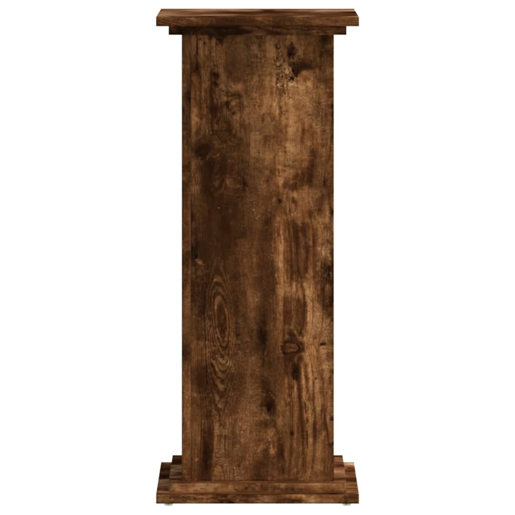 Βάσεις Φυτών Καπνιστή Δρυς 33x33x80 εκ Επεξεργασμένο Ξύλο - Pakobazaar