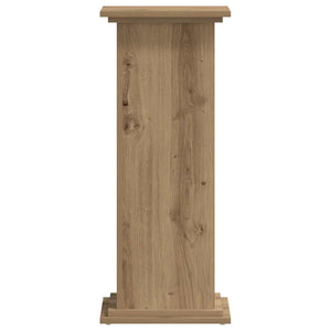 Βάσεις Φυτών Αρτισιανή Δρυς 33x33x80 εκ. Επεξ. Ξύλο - Pakobazaar