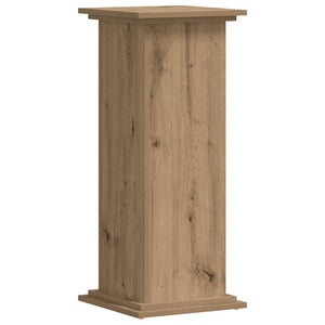 Βάσεις Φυτών Αρτισιανή Δρυς 33x33x80 εκ. Επεξ. Ξύλο - Pakobazaar