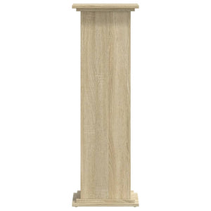 Βάσεις Φυτών Sonoma Δρυς 33x33x100εκ. Επεξεργασμένο Ξύλο