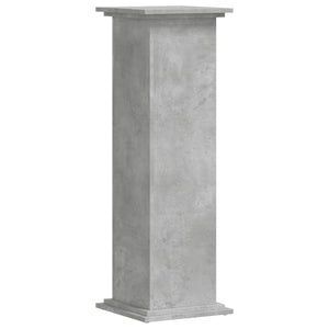 Βάσεις Φυτών Γκρι Σκυρ. 33x33x100 εκ. Επεξεργασμένο Ξύλο - Pakobazaar