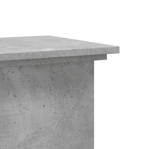 Βάσεις Φυτών Γκρι Σκυρ. 33x33x100 εκ. Επεξεργασμένο Ξύλο - Pakobazaar