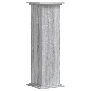 Βάσεις Φυτών Γκρι Sonoma 33x33x100εκ. Επεξεργασμένο Ξύλο