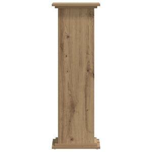 Βάσεις Φυτών Αρτισιανή Δρυς 33x33x100 εκ. Επεξ. Ξύλο - Pakobazaar