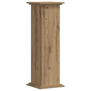 Βάσεις Φυτών Αρτισιανή Δρυς 33x33x100 εκ. Επεξ. Ξύλο - Pakobazaar
