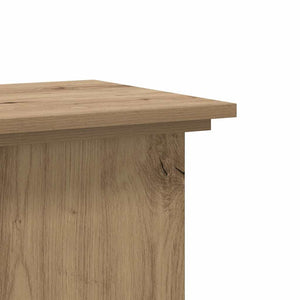 Βάσεις Φυτών Αρτισιανή Δρυς 33x33x100 εκ. Επεξ. Ξύλο - Pakobazaar