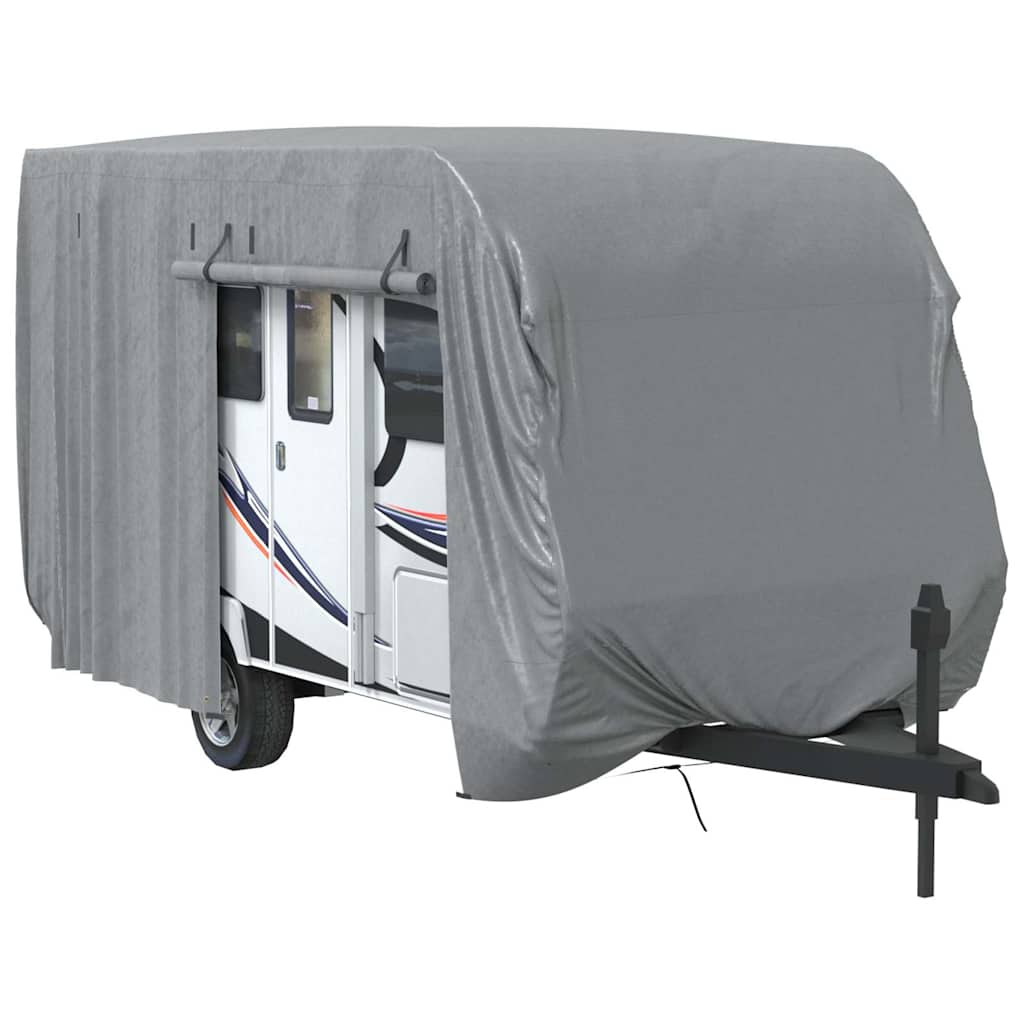 Κάλυμμα τροχόσπιτου Γκρι 460x250x220 cm Μη υφασμένο ύφασμα