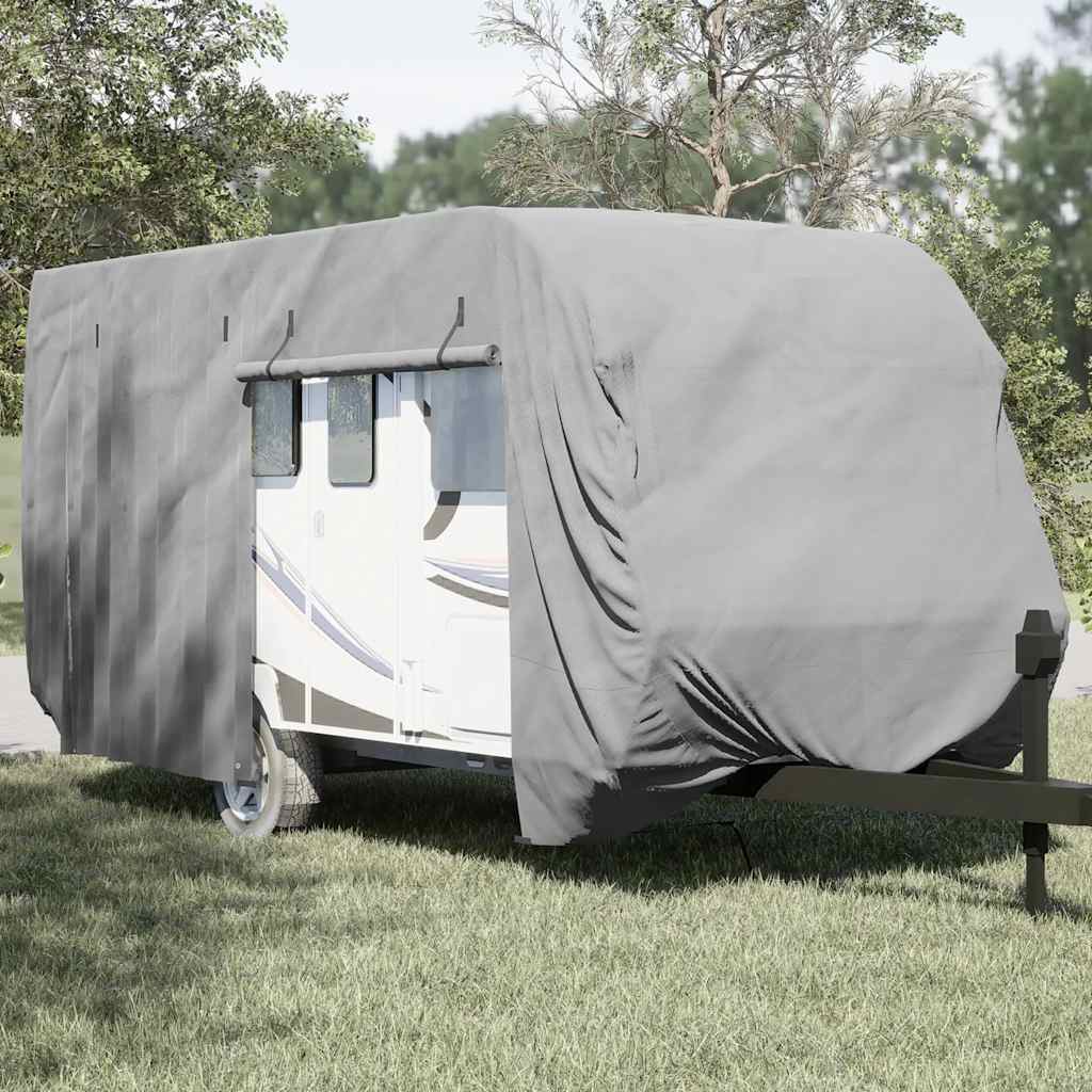 Κάλυμμα τροχόσπιτου Γκρι 550x250x220 cm Μη υφασμένο ύφασμα