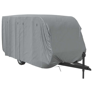 Κάλυμμα τροχόσπιτου Γκρι 610x250x220 cm Μη υφασμένο ύφασμα