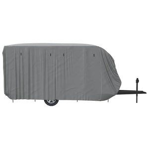 Κάλυμμα τροχόσπιτου Γκρι 610x250x220 cm Μη υφασμένο ύφασμα