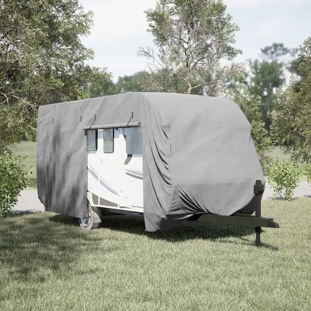 Κάλυμμα τροχόσπιτου Γκρι 670x250x220 cm Μη υφασμένο ύφασμα - Pakobazaar