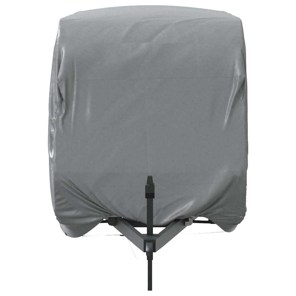 Κάλυμμα τροχόσπιτου Γκρι 670x250x220 cm Μη υφασμένο ύφασμα - Pakobazaar