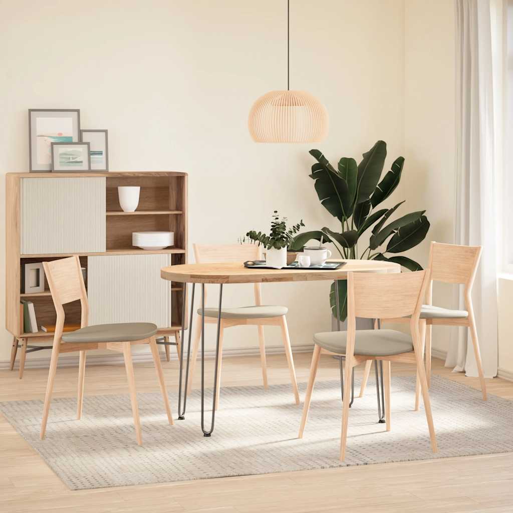 πόδια φουρκέτας για τραπέζια κονσόλας για τραπέζι κονσόλας 4 τεμ. Φυσικό ατσάλι 72 εκ. Μασίφ ατσάλι