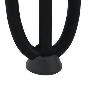 Πόδια Φουρκέτας για Τραπεζάκι Σαλονιού 4 τεμ. Μαύρο 20 εκ. από Μασίφ Ατσάλι