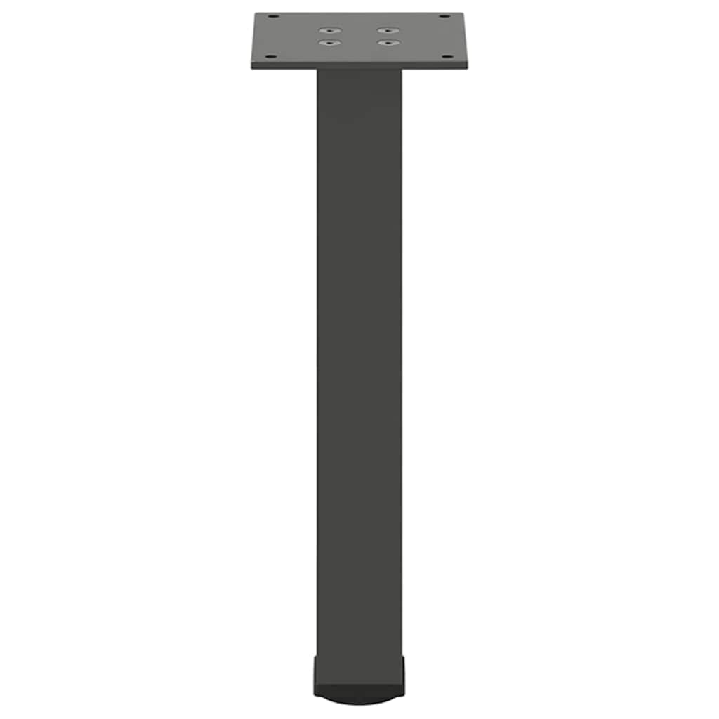 Πόδια Τραπεζιού Σαλονιού 4 τεμ. Ανθρακί 30-32 εκ. Ατσάλι