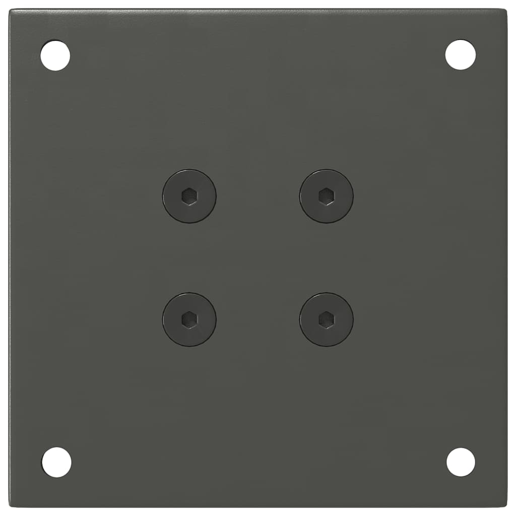 Πόδια Τραπεζιού Σαλονιού 4 τεμ. Ανθρακί 30-32 εκ. Ατσάλι