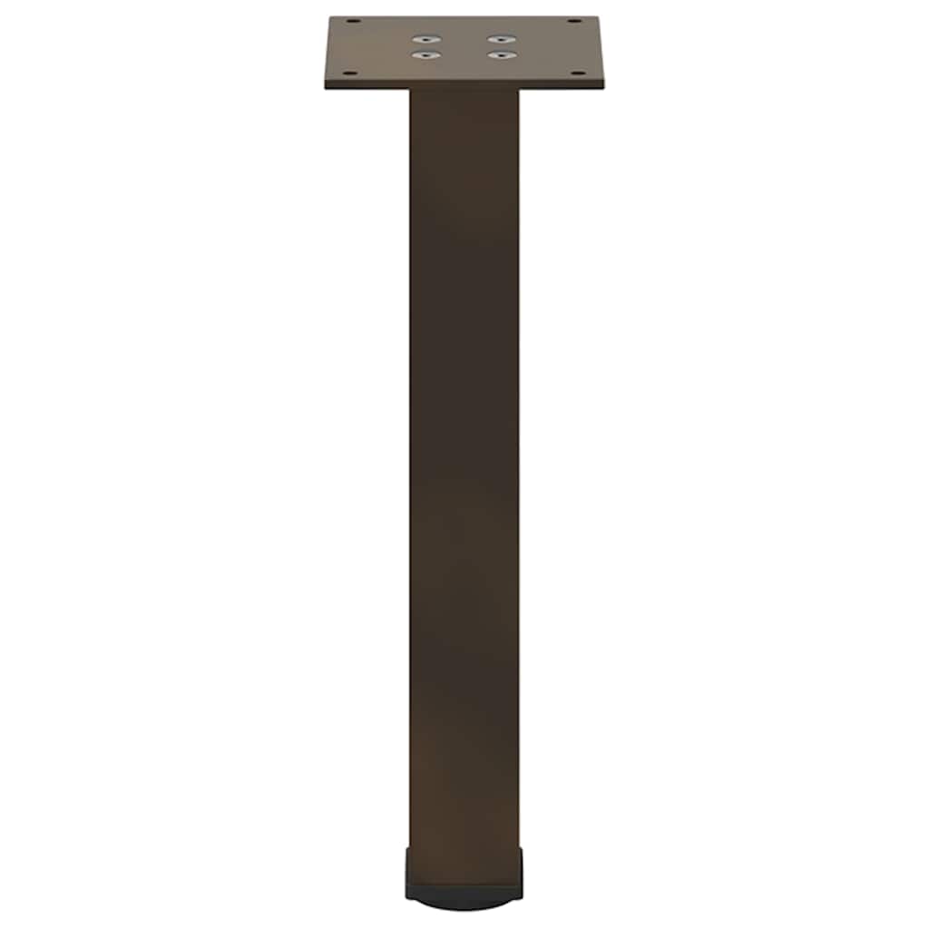 Πόδια Τραπεζιού Σαλονιού 4 τεμ. Φυσικό Ατσάλι 30-32 εκ. Ατσάλι