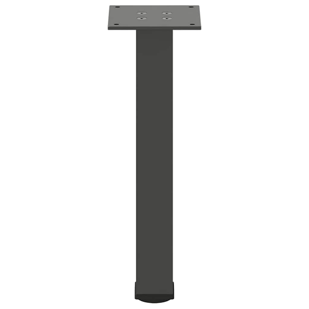 Πόδια Τραπεζιού Σαλονιού 4 τεμ. Ανθρακί 42-44 εκ. Ατσάλι - Pakobazaar