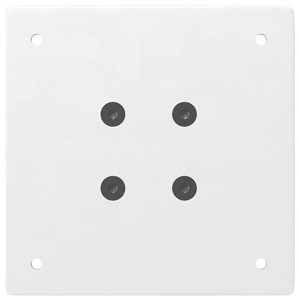 Πόδια Κονσόλας 4 τεμ. Λευκά 72-74 εκ. Ατσάλινο - Pakobazaar