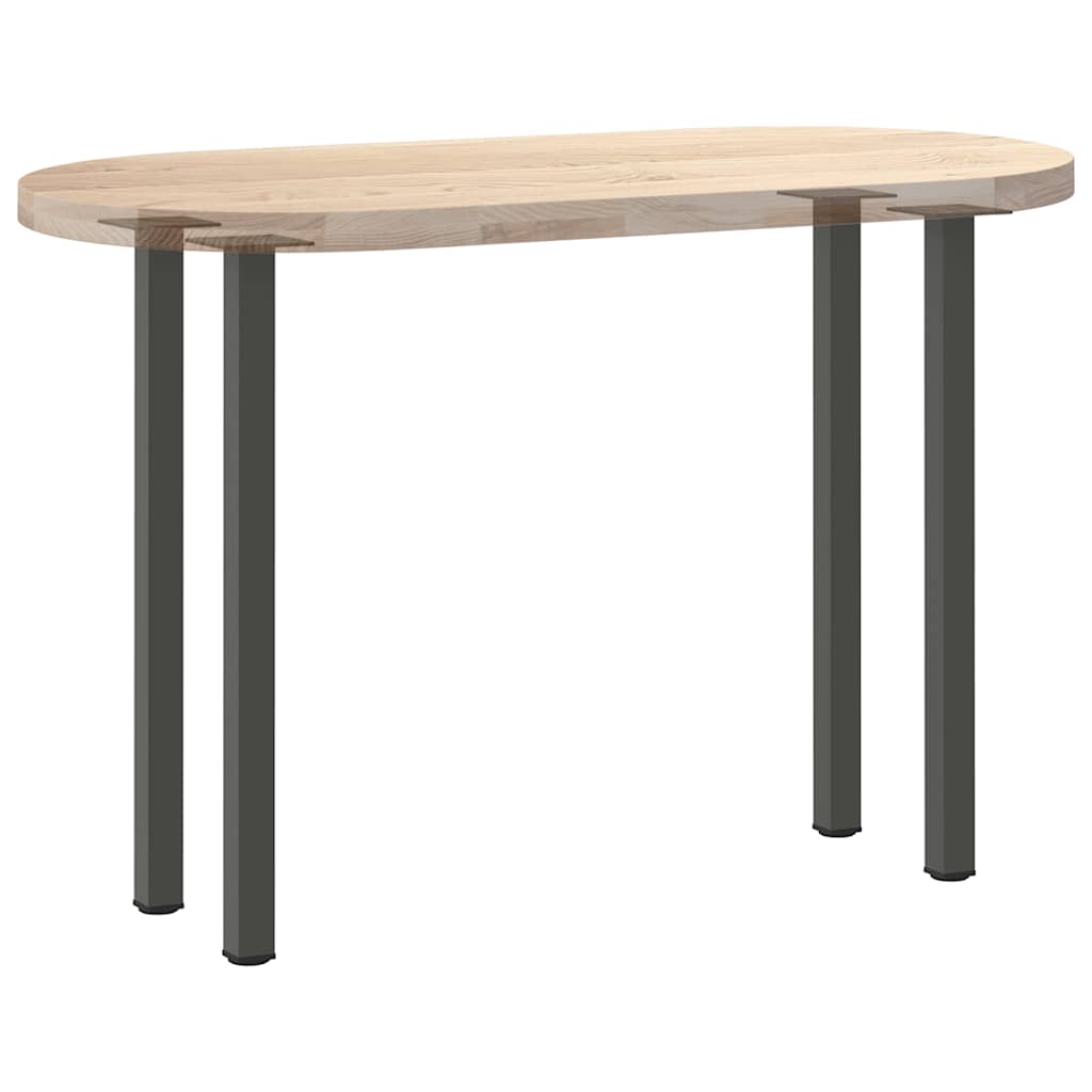 Πόδια Κονσόλας 4 τεμ. Ανθρακί 72-74 εκ. Ατσάλι