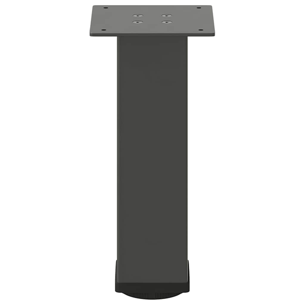 Πόδια Τραπεζιού Σαλονιού 4 τεμ. Ανθρακί 30-32 εκ. Ατσάλι