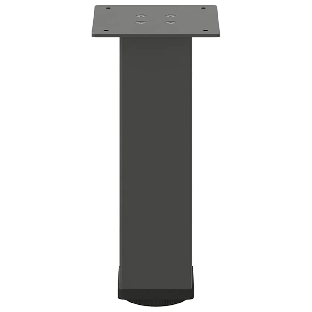 Πόδια Τραπεζιού Σαλονιού 4 τεμ. Ανθρακί 30-32 εκ. Ατσάλι