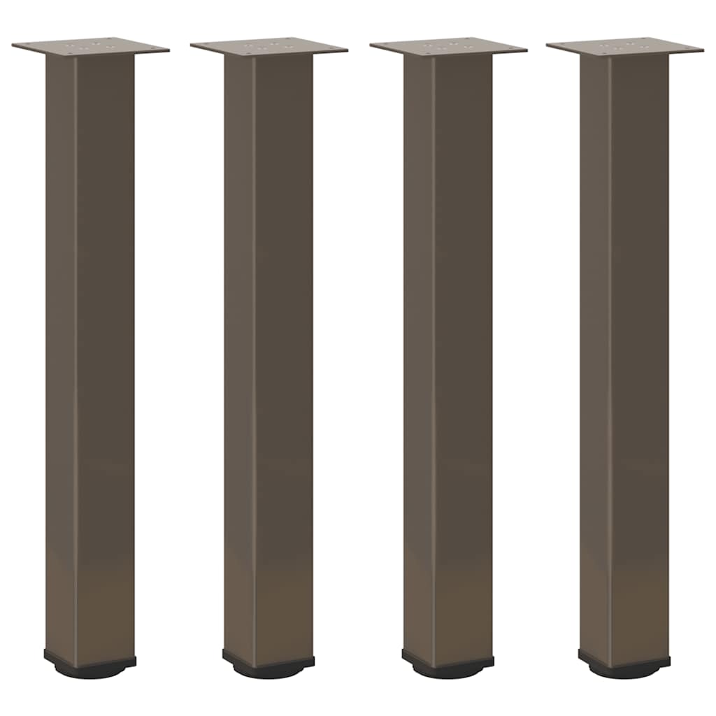 Πόδια Κονσόλας 4 τεμ. από Φυσικό Ατσάλι 72-74 εκ. Ατσάλι