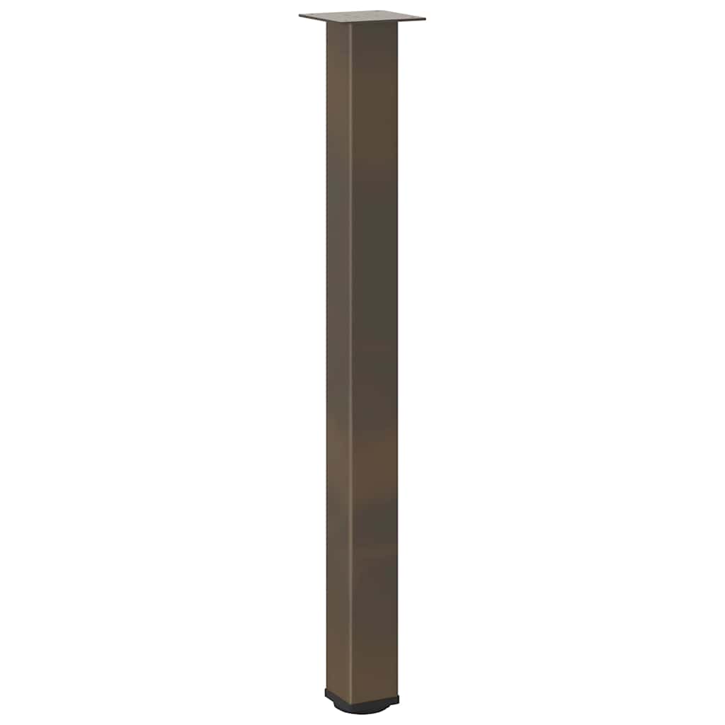 Πόδια Τραπεζιού Μπαρ 4 τεμ. Φυσικό Ατσάλι 100-102 εκ. Ατσάλι