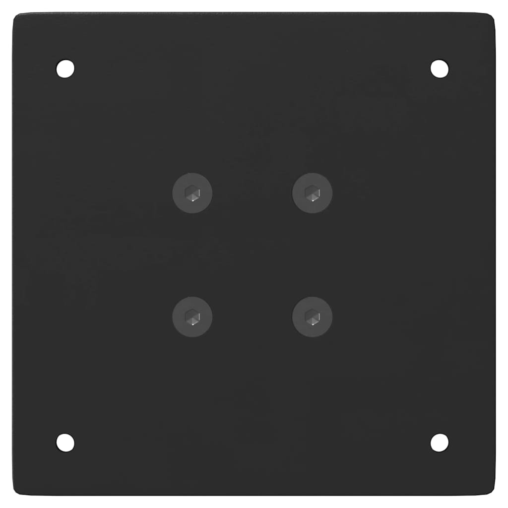 Πόδια Τραπεζιού Σαλονιού 4 τεμ. Μαύρο Ατσάλι 30 εκ.