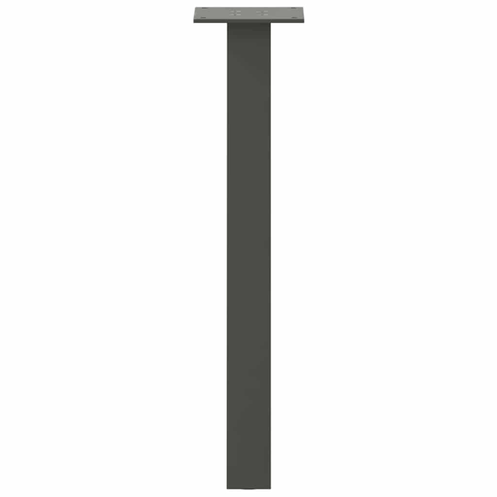 Πόδια Τραπεζιού Σαλονιού 4 τεμ. Ανθρακί 30 εκ. Ατσάλι