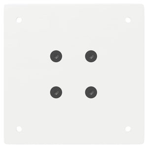 Πόδια Κονσόλας 4 τεμ. Λευκά 72 εκ. Ατσάλι