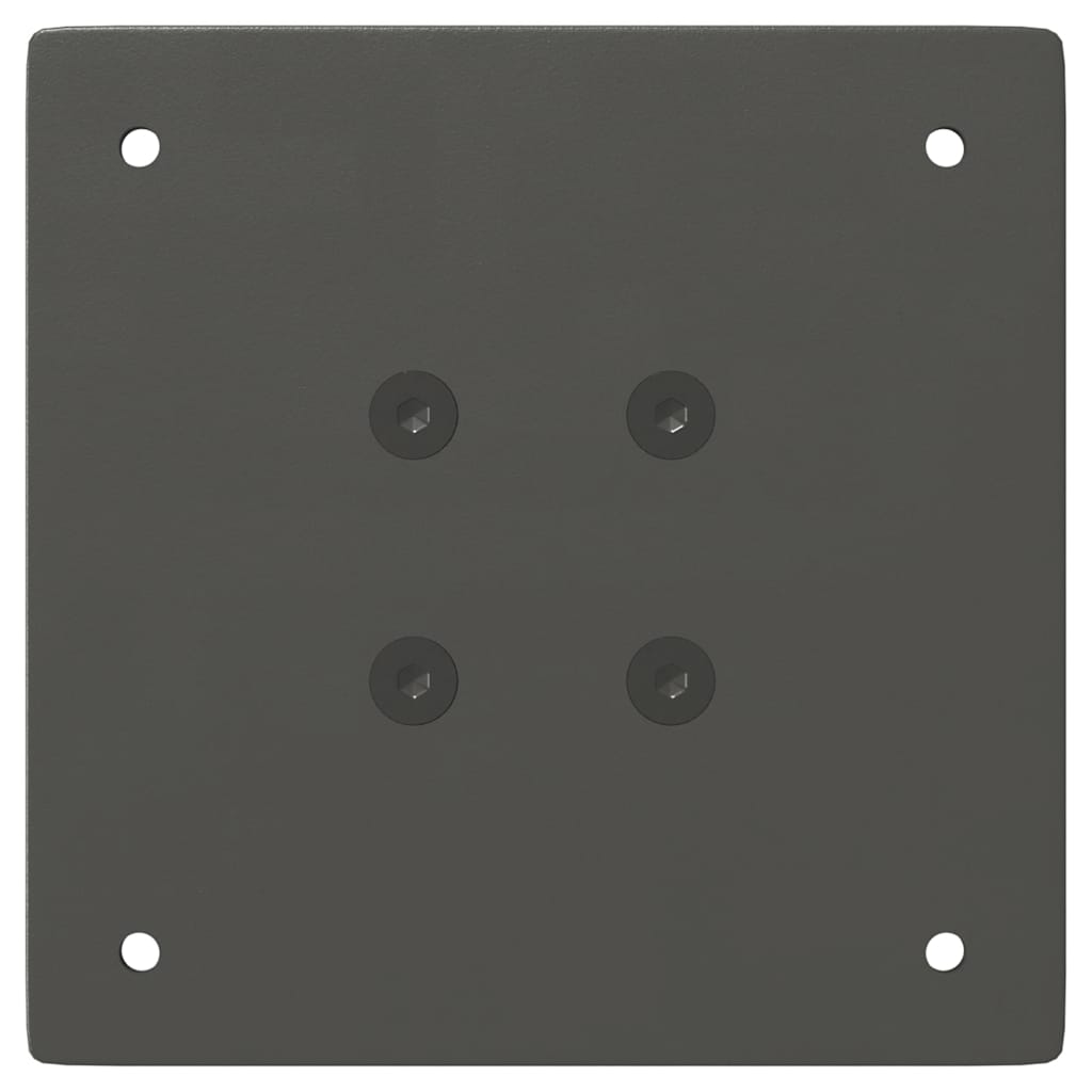 Πόδια Κονσόλας 4 τεμ. Ανθρακί 72 εκ. Ατσάλι - Pakobazaar