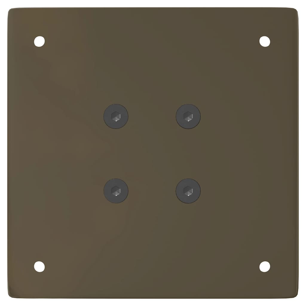 Πόδια Κονσόλας 4 τεμ. από Φυσικό Ατσάλι 72 εκ. Ατσάλι