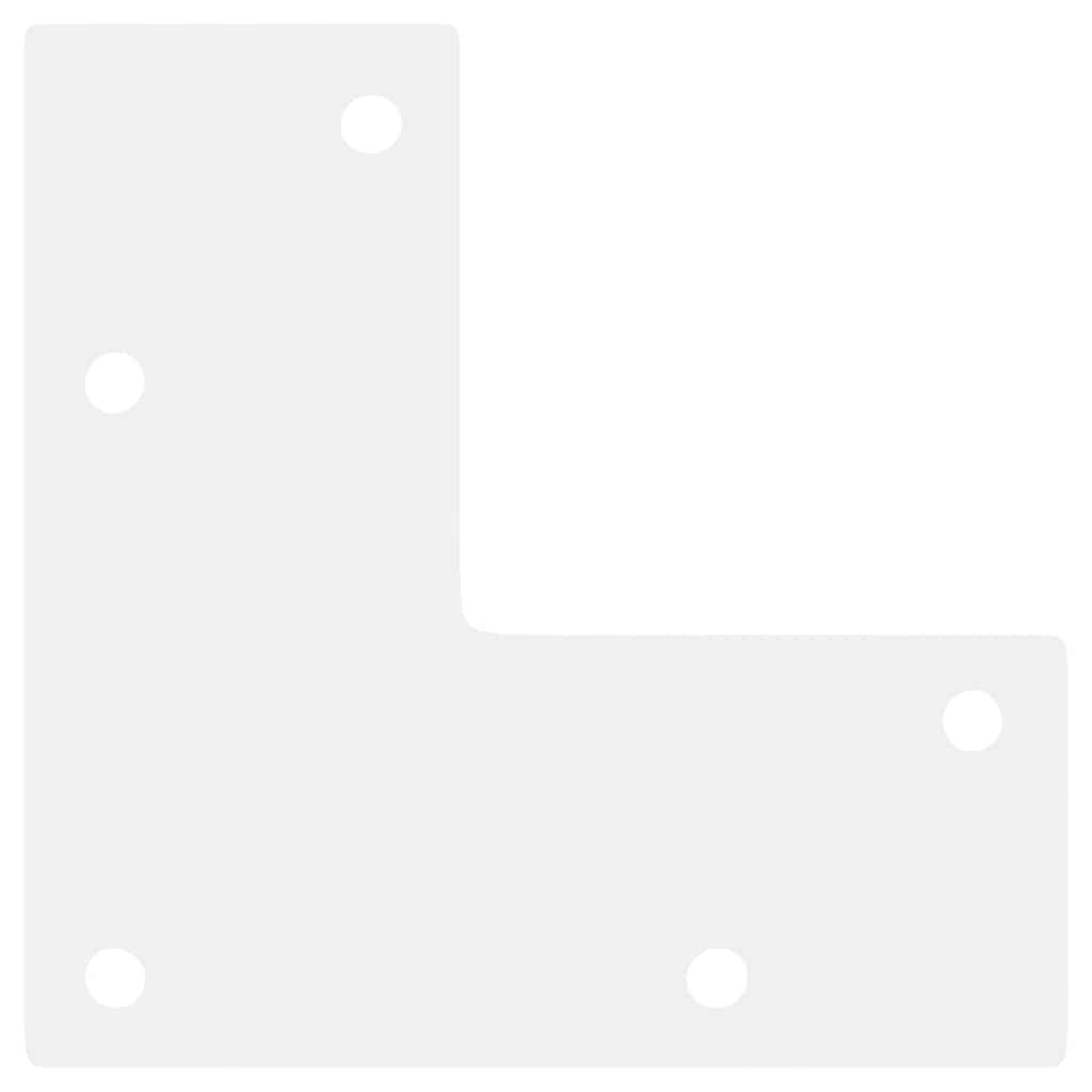 Πόδια Τραπεζιού Σαλονιού Κωνικού Σχήματος 4 τεμ. Λευκά 42-43 εκ. Ατσάλινο