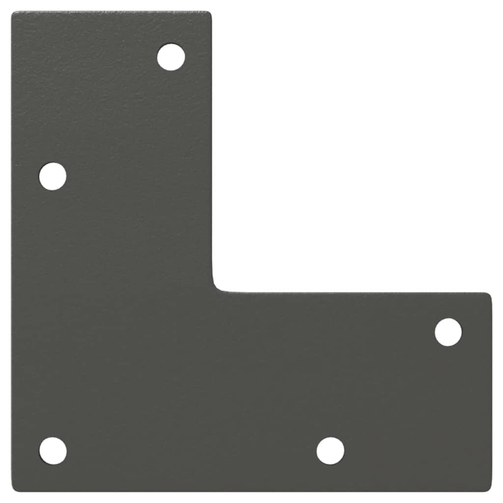 Πόδια Τραπεζιού Σαλονιού Κωνικού Σχήματος 4 τεμ. Ανθρακί 42-43 εκ. Ατσάλι