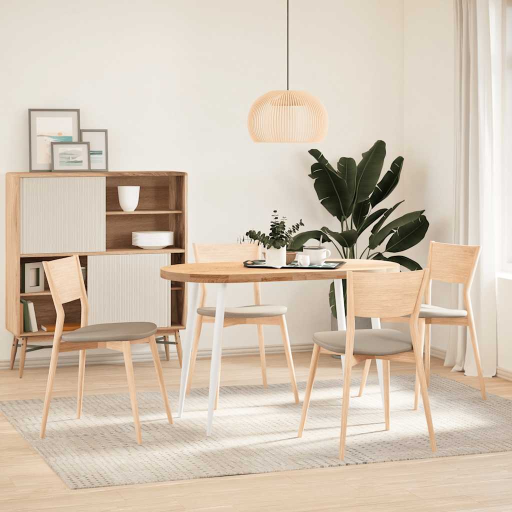 Πόδια Κονσόλας Κωνικού Σχήματος 4 τεμ. Λευκά 72-73 εκ. Ατσάλι - Pakobazaar